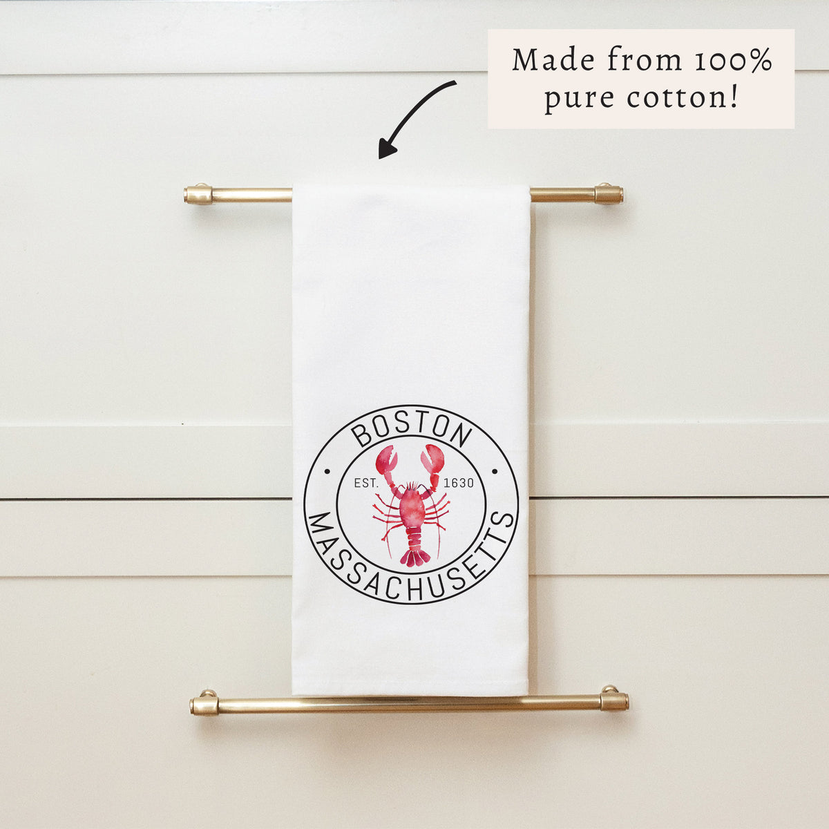 Boston Lobster Tea Towel