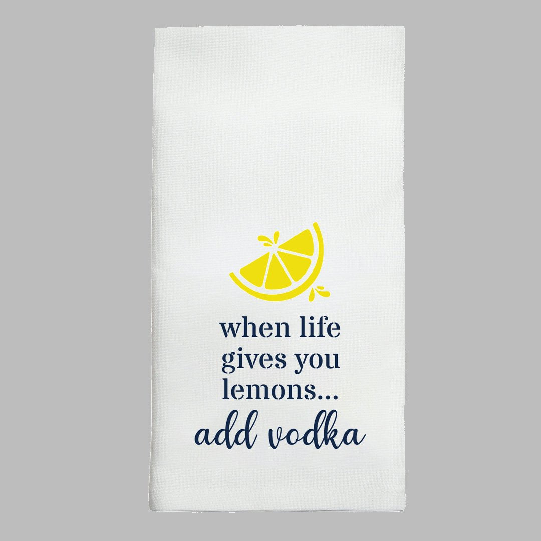 When Life Gives You Lemons Tea Towel