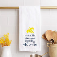 When Life Gives You Lemons Tea Towel
