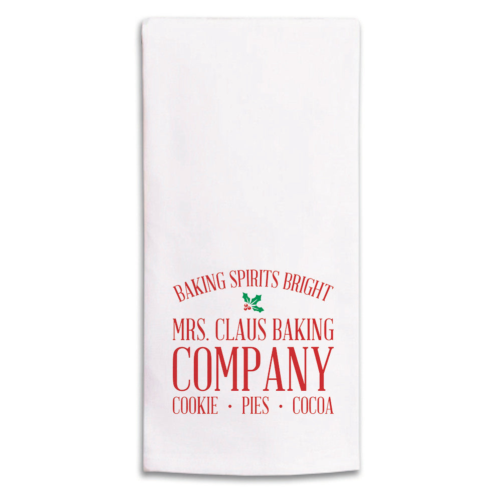 Mrs. Claus Baking Tea Towel
