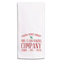 Mrs. Claus Baking Tea Towel