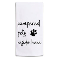 Pampered Pets Tea Towel