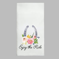 Enjoy the Ride Personalized Tea Towel