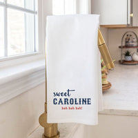 Sweet Caroline Tea Towel