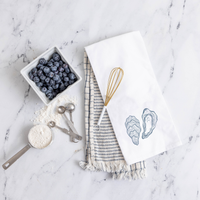 Oysters Rustic Marlin Tea Towel