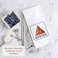 Boston Citgo Tea Towel