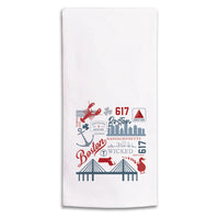 Boston All Things Tea Towel