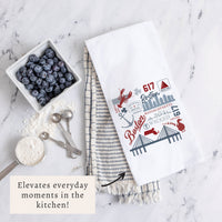 Boston All Things Tea Towel