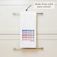 Buffalo Repeating Tea Towel