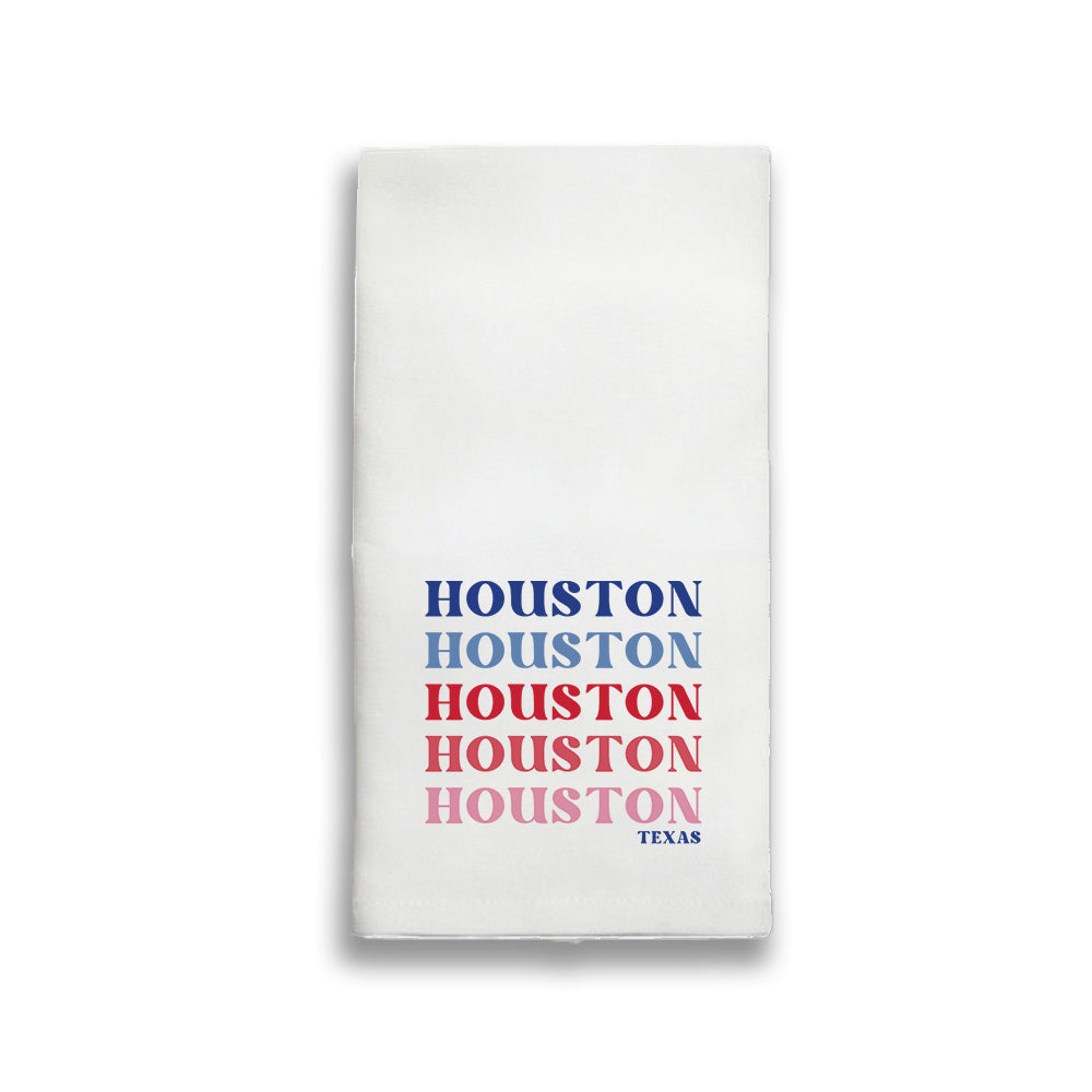 Repeating Houston Tea Towel