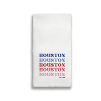 Repeating Houston Tea Towel