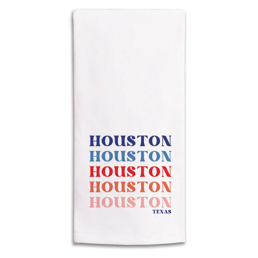 Repeating Houston Tea Towel