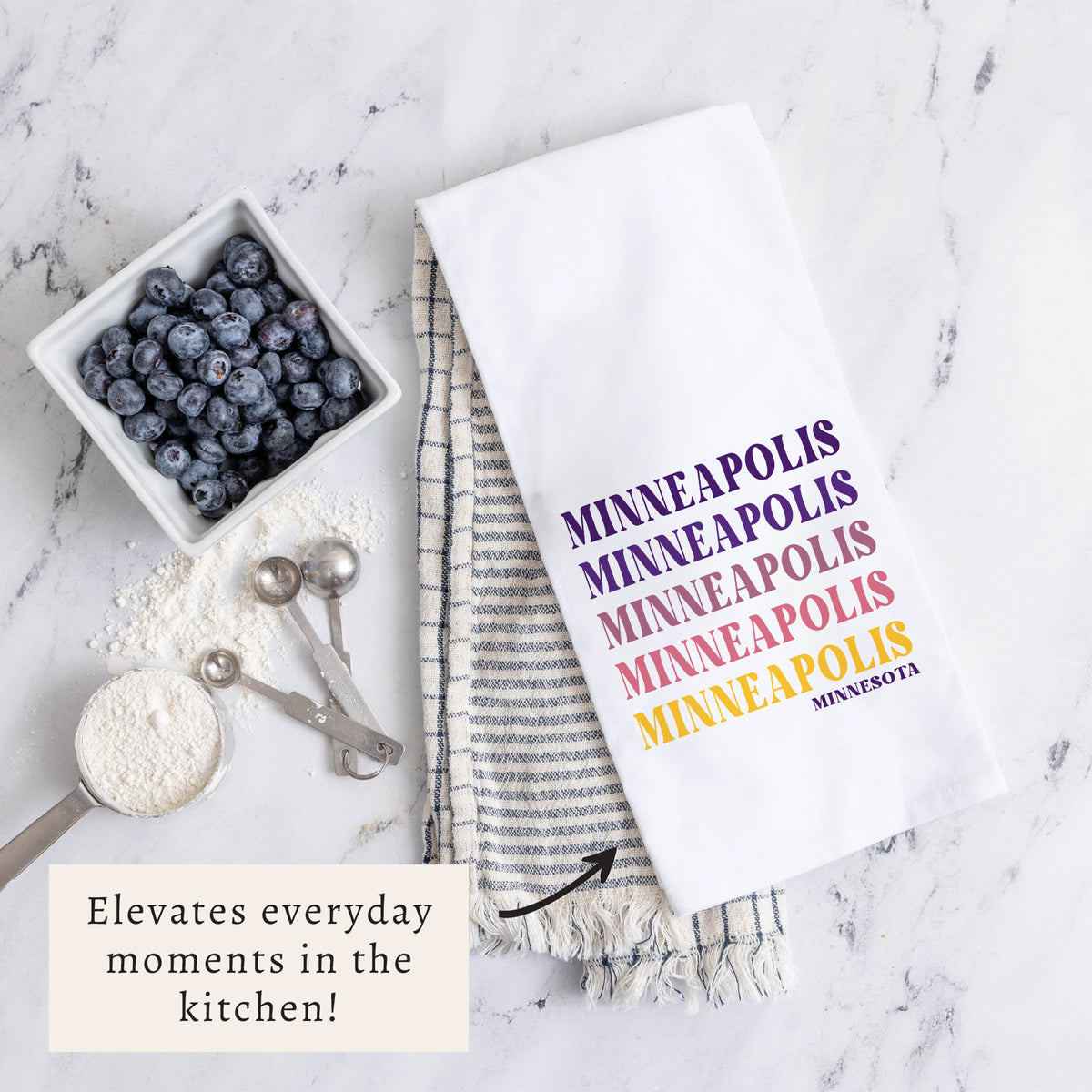 Minneapolis Repeating Tea Towel