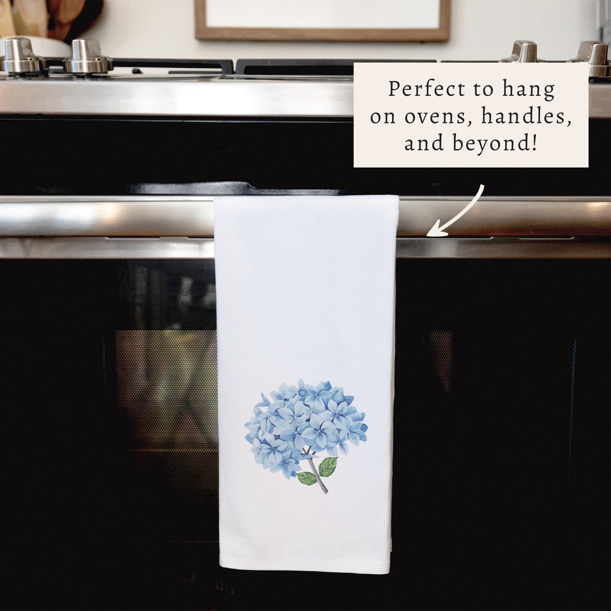 Blooming Hydrangea Tea Towel