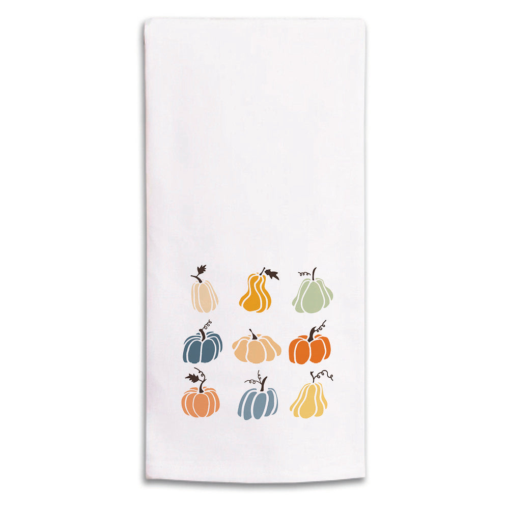 Pumpkin Patch Tea Towel