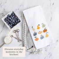 Pumpkin Patch Tea Towel