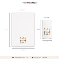 Pumpkin Patch Tea Towel