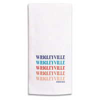Repeating Wrigleyville Tea Towel
