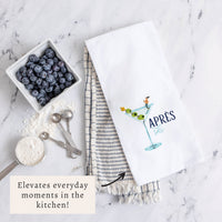 Apres Ski Martini Tea Towel