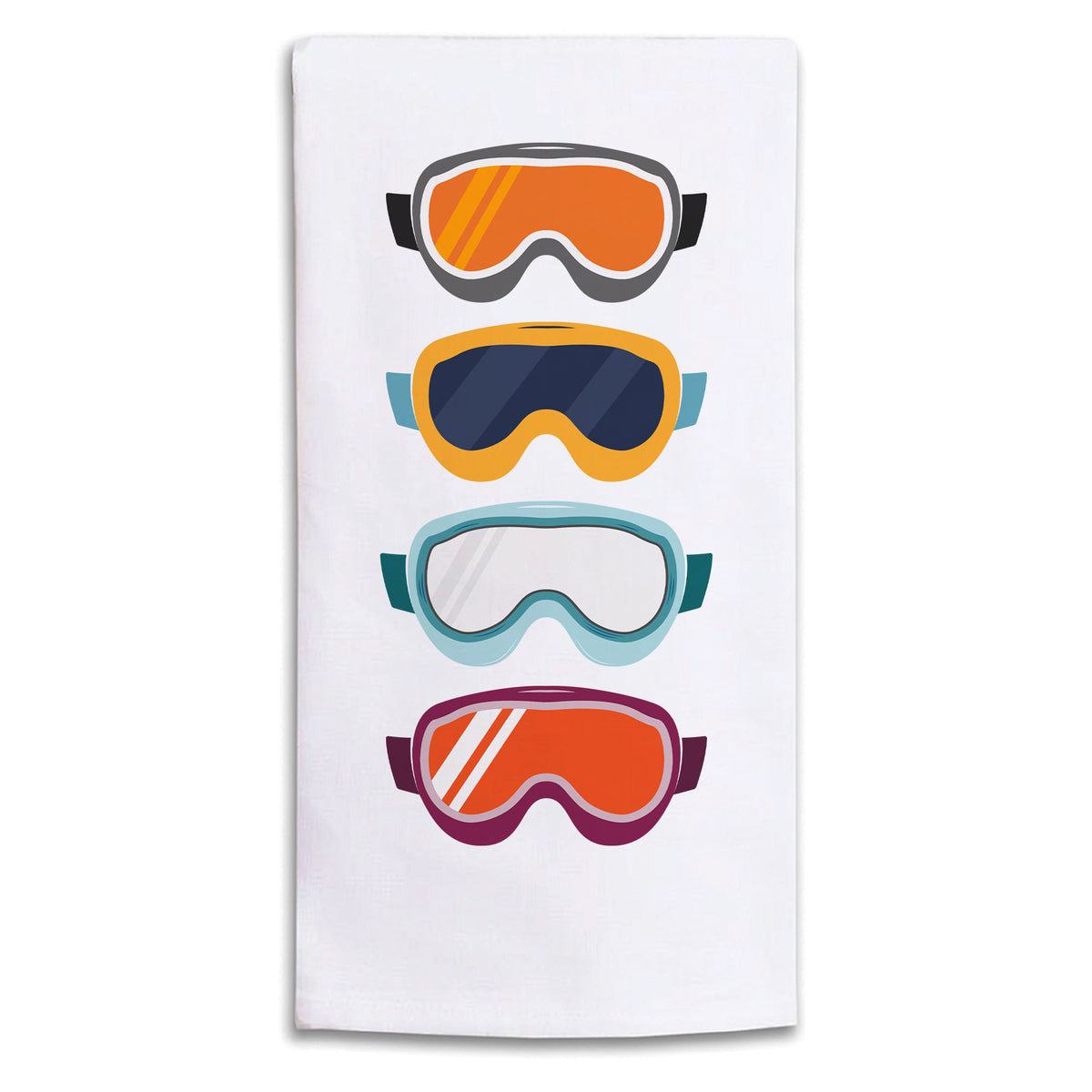Ski Goggles Tea Towel