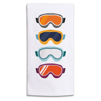 Ski Goggles Tea Towel