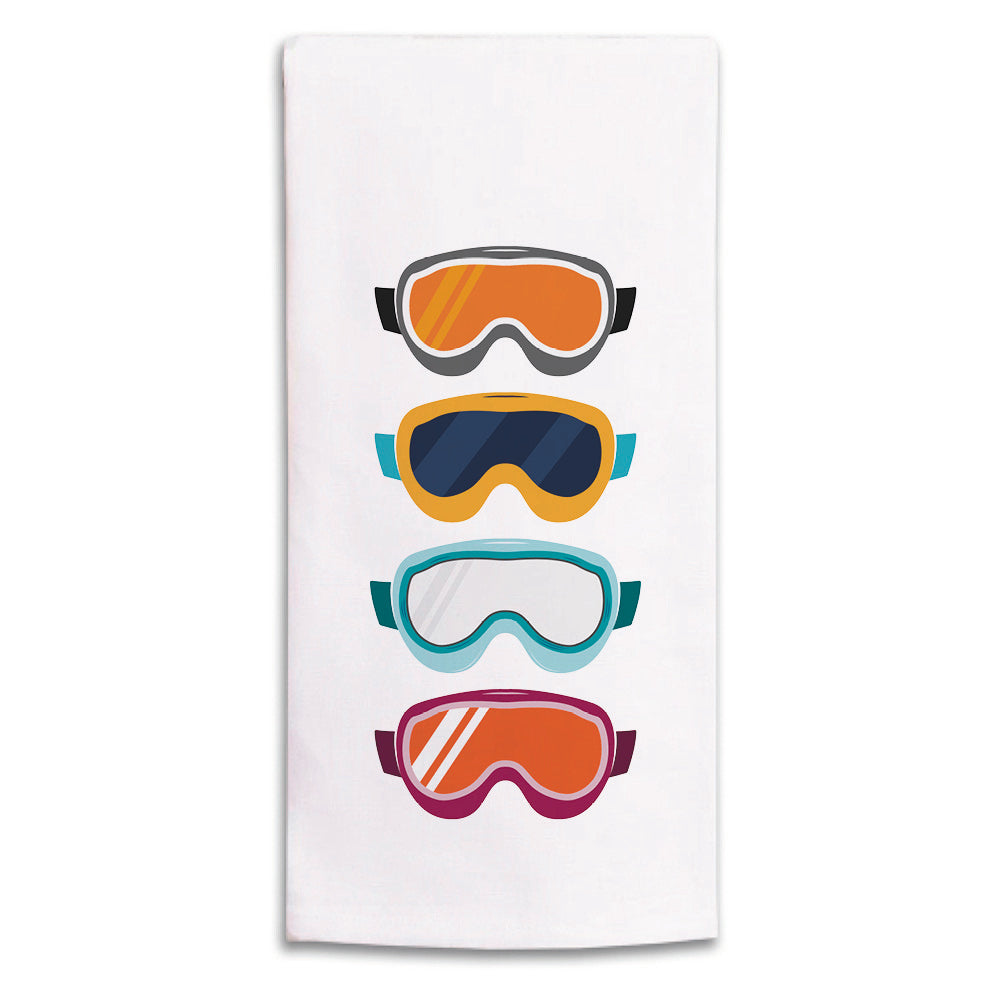 Ski Goggles Tea Towel