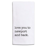 Love You To Personalized Tea Towel