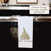 Sailboat Personalized Tea Towel