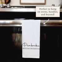 Script Typewriter Personalized Tea Towel