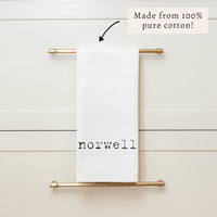 Typewriter Personalized Tea Towel