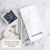 Times Personalized Tea Towel