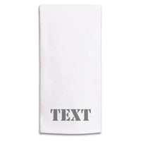 Stencil Personalized Tea Towel
