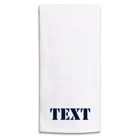 Stencil Personalized Tea Towel