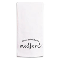 Arch Home Sweet Home Personalized Tea Towel