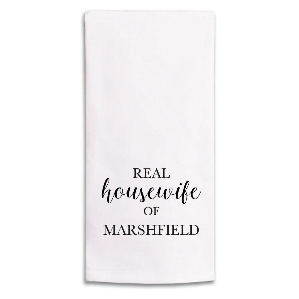 The Real Housewife Personalized Tea Towel