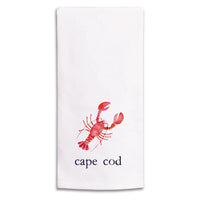 Watercolor Lobster Personalized Tea Towel