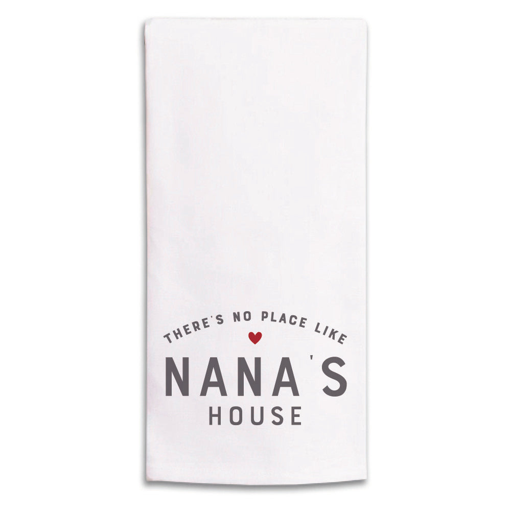 There's No Place Like "Your Word" House Personalized Tea Towel