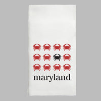 Crab Personalized Tea Towel
