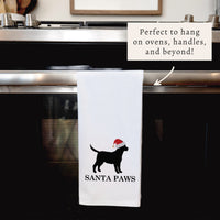 Santa Paws Tea Towel