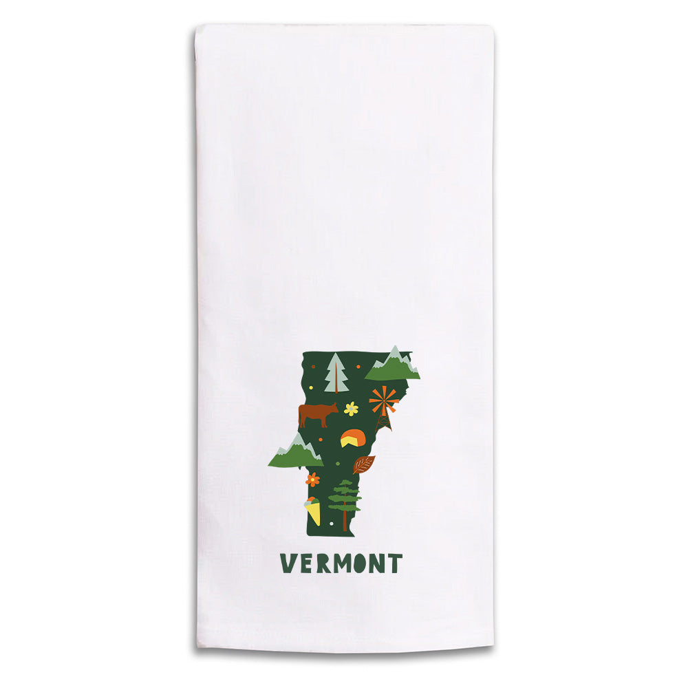 Vermont State Tea Towel