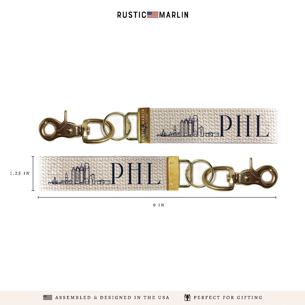 Philly Skyline Keychain
