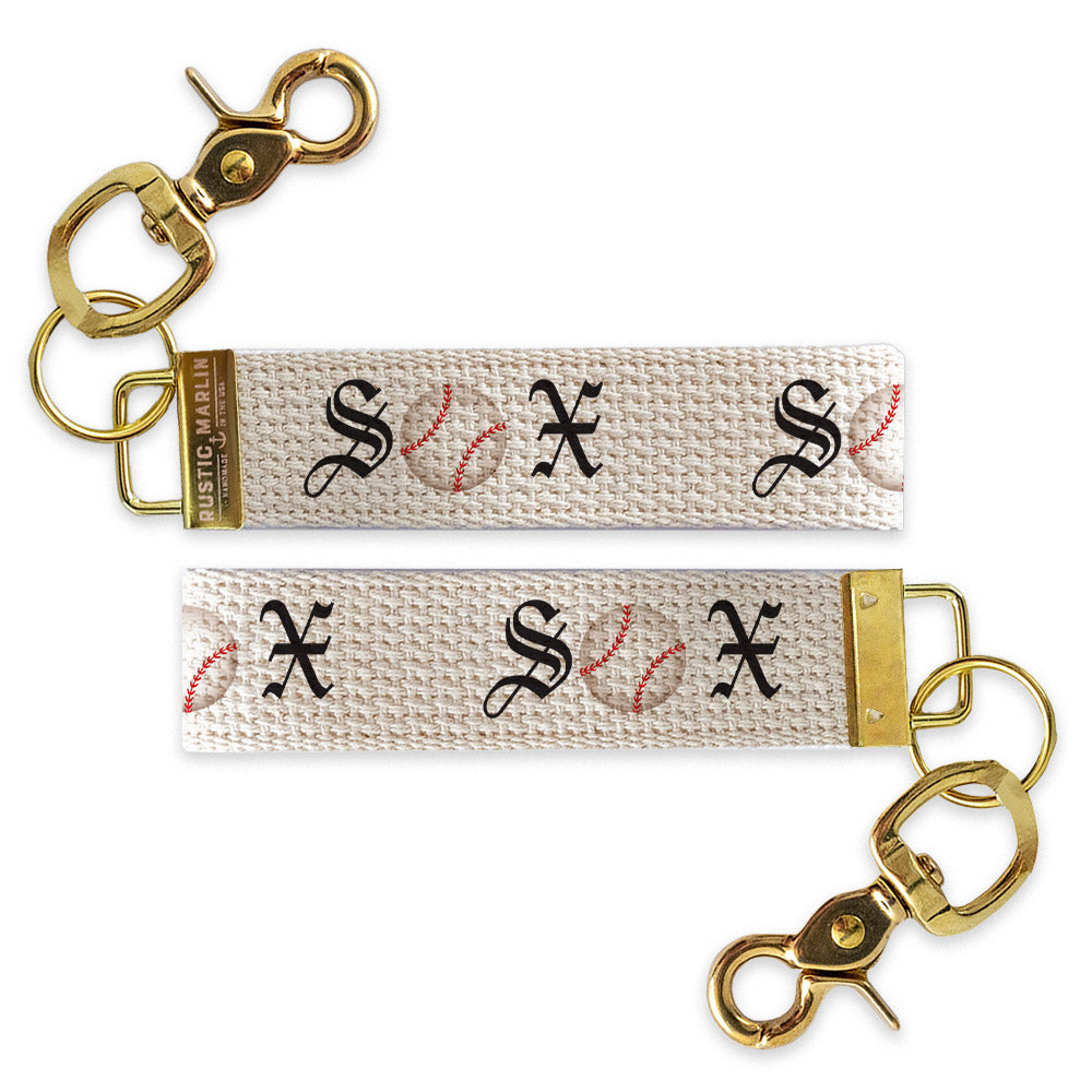 Sox Baseball Keychain