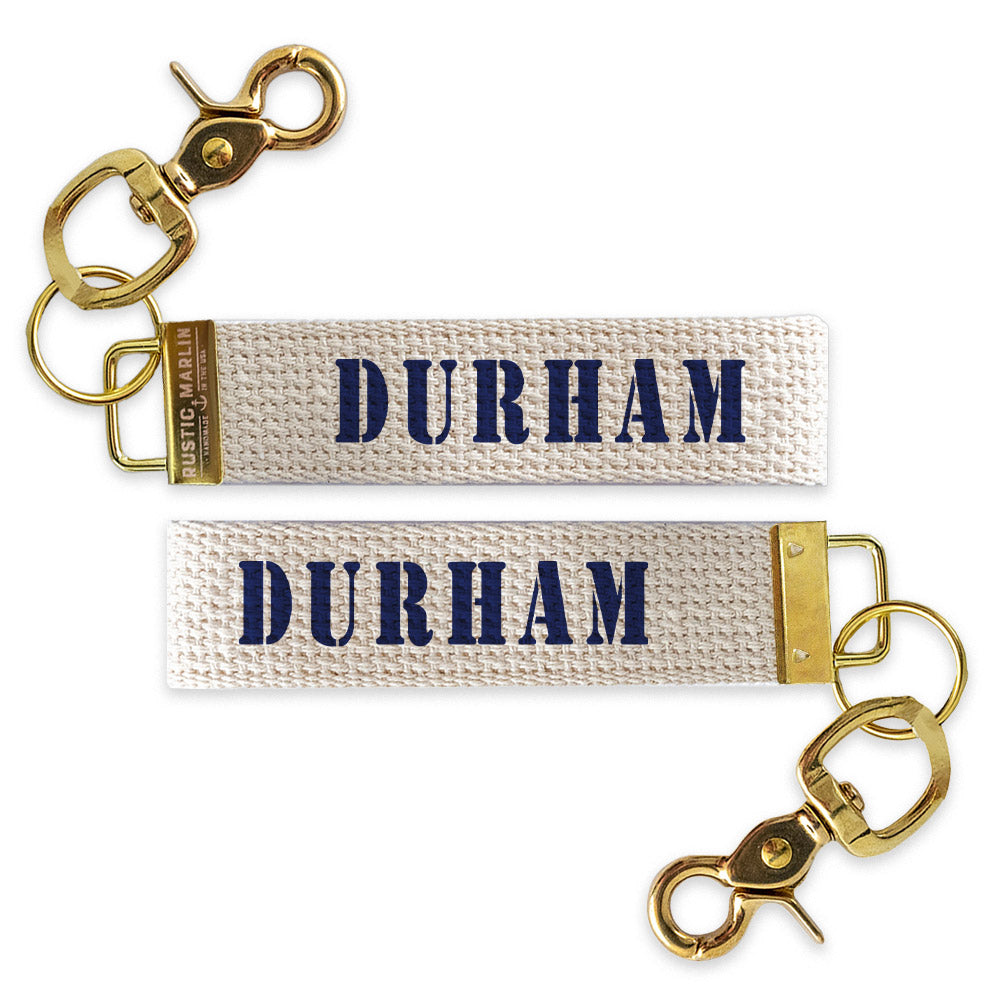 Durham Stencil Keychain