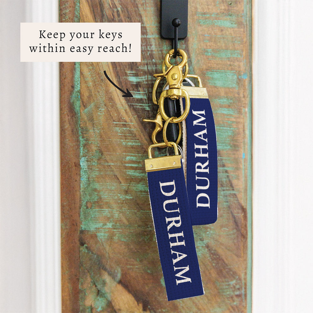 Durham Color Block Keychain