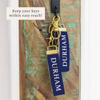 Durham Color Block Keychain