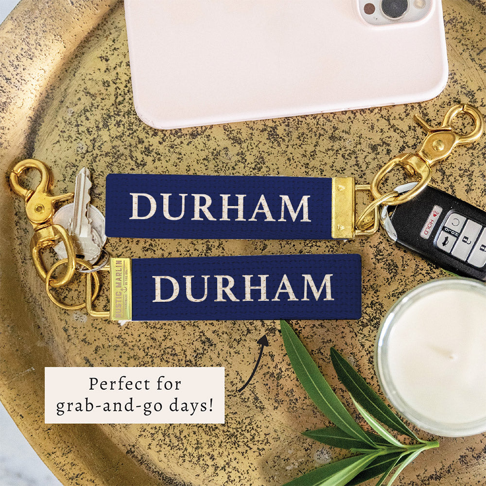 Durham Color Block Keychain