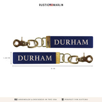 Durham Color Block Keychain