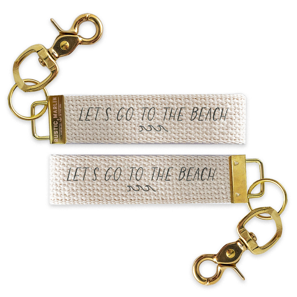 Let’s Go To The Beach Keychain