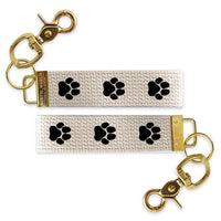Paw Print Keychain