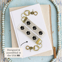 Paw Print Keychain